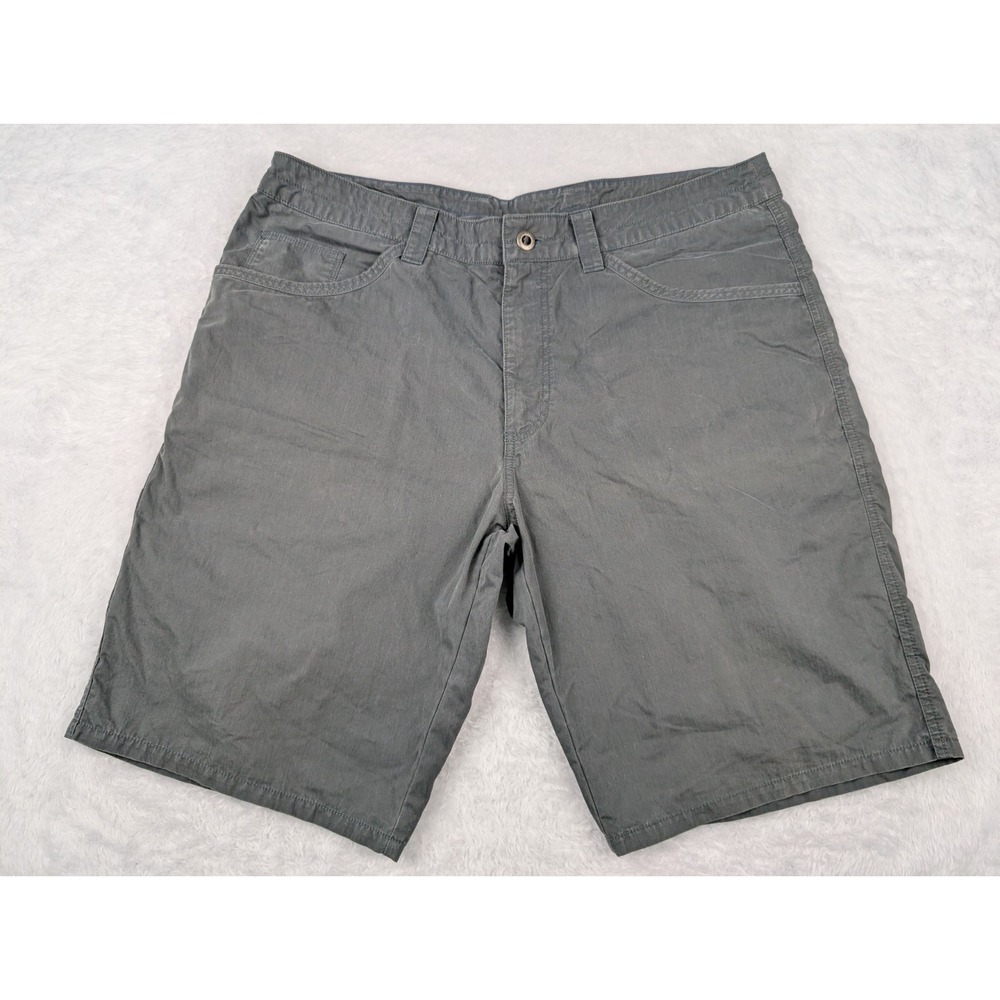 Patagonia Chino Shorts Men's‎ 38x11 Gray Nylon/Cotton Blend Hike Outdoors *Read